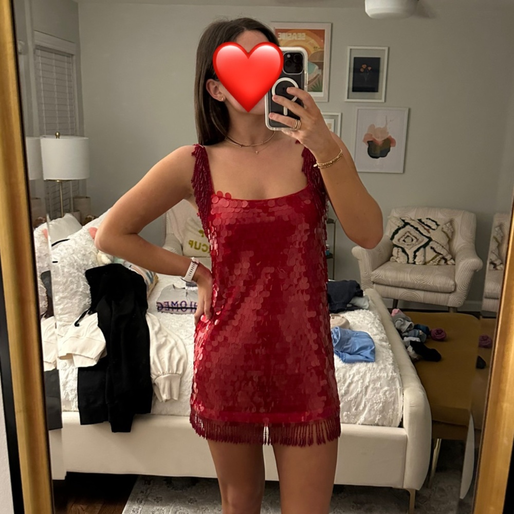 Alexis Zenovia Sequin Minidress - Picture 2 of 3